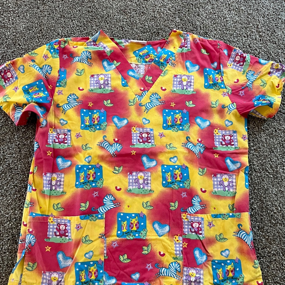 Fashion Scrubs Top